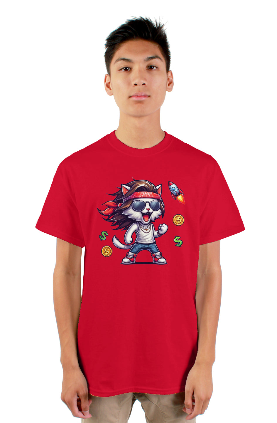 Roaring Kitty T-Shirt (Red)