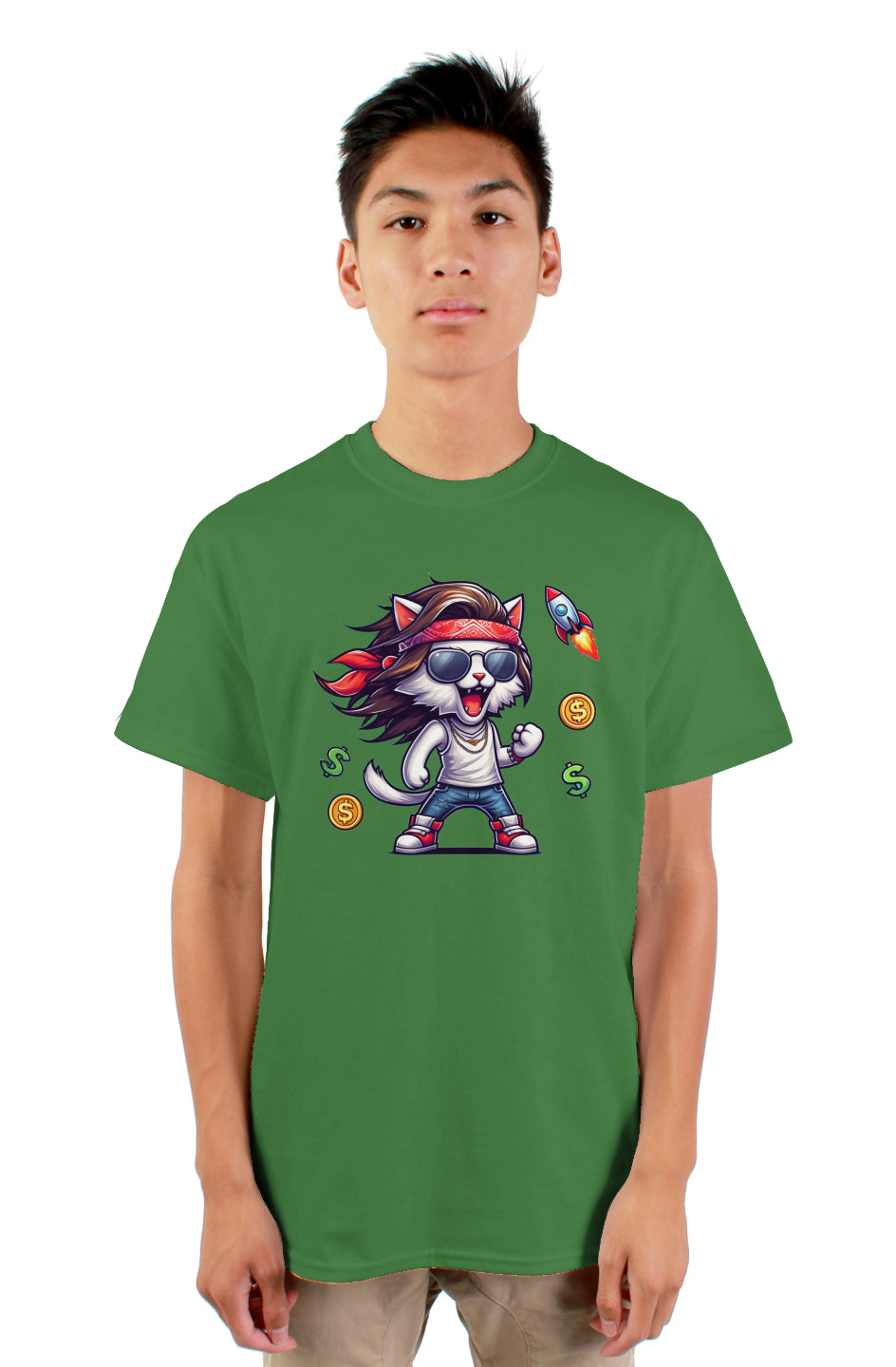 Roaring Kitty T-Shirt (Green)